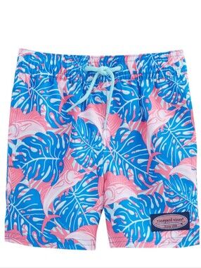 Vineyard Vines • Boys' Printed Chappy Swim Trunks • Medium (12/14)